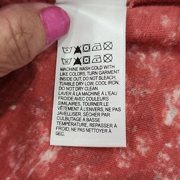 Lucky Brand Ruffle top boho 3/4 sleeve cotton and modal floral Medium - Picture 7 of 9